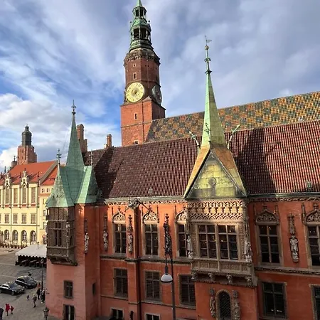 Rynek Market Square Wroclove Tectum Z Widokiem Na Rynek Apartmán Vratislav