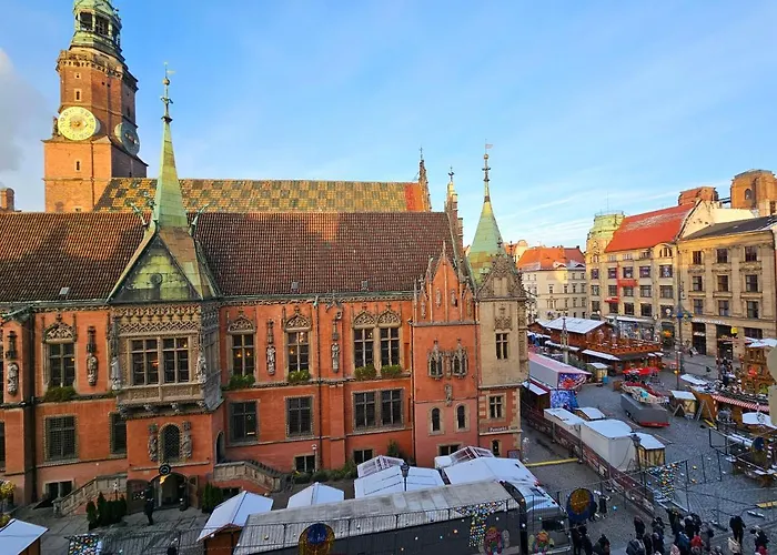 Rynek Market Square Wroclove Tectum Z Widokiem Na Rynek Apartmán
